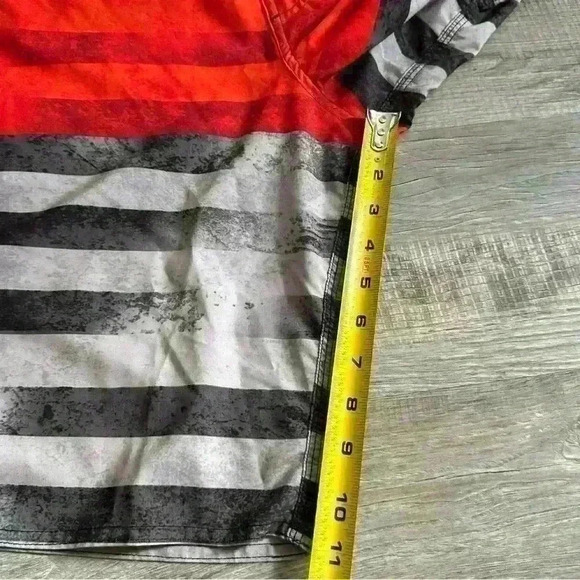 No Fear Men’s Board Short Or Swim Trunks Size 34 Red Black & White Stripe - Picture 8 of 13